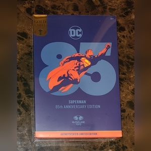 2023 SDCC Exclusive McFarlane Superman 85th Anniversary GOLD LABEL DC Figure
